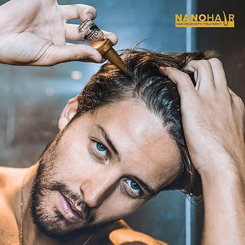 Miniatura 7 de NanoHair by Bubbly - Suero fortalecedor del cabello multiefecto, activador de raíces, suero de aceite para hacer que tu cabello se vea más fuerte,