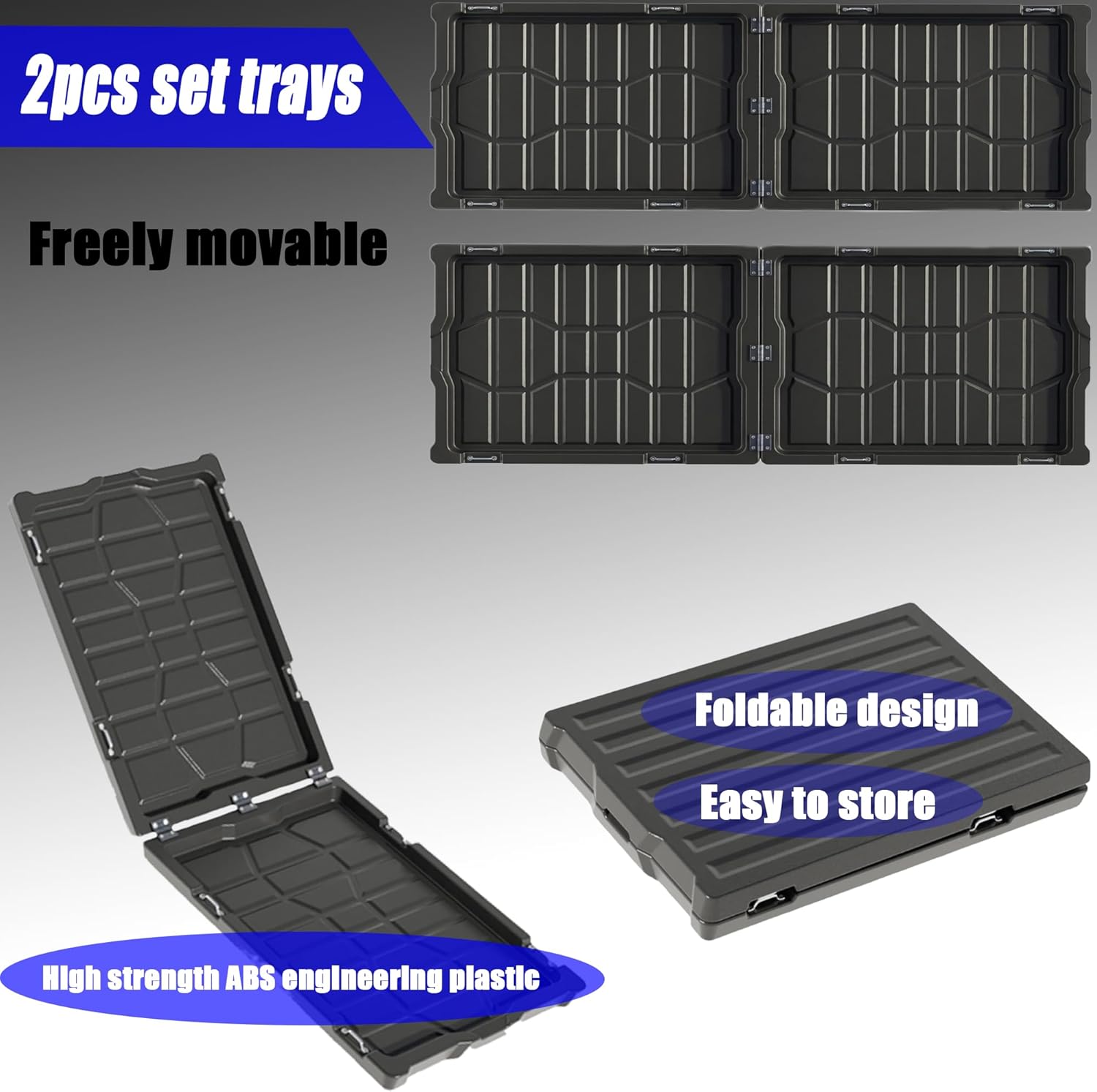 STSEV01 Slide-Out Truck Bed Organizer Tray, Heavy Duty Pickup Cargo Storage Accessories for 5'5" Truck Bed & Longer Compatible with F150 RAM 1500 Toyota Tundra Silverado 1500 GMC Sierra 1500