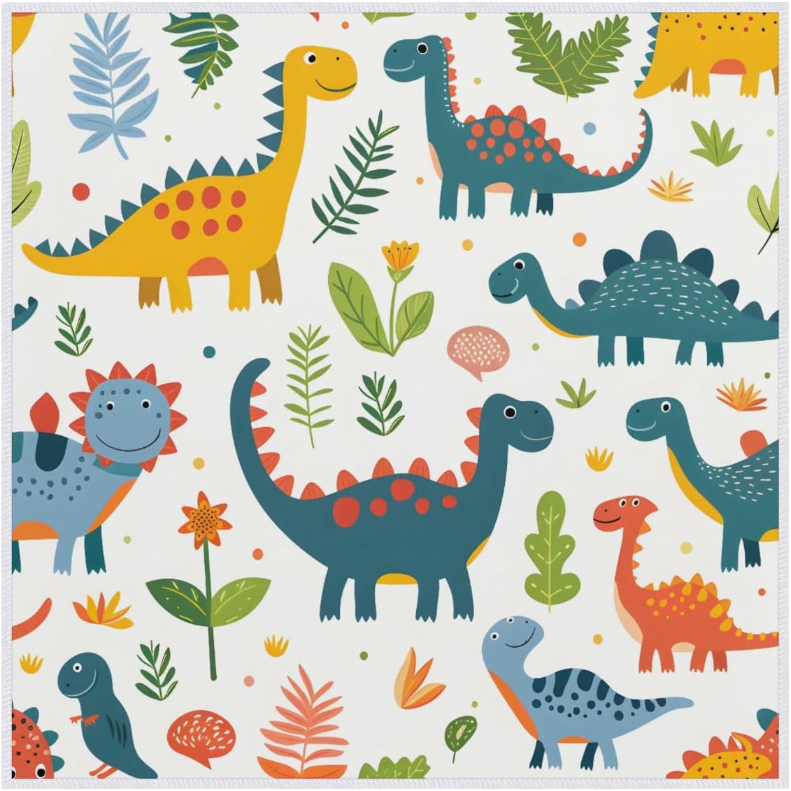 Self-Adhesive Magic Cloth Lively Dinosaurs Camera Wrapper Organizer Open Lay Flat Makeup Bag Travel Portable Makeup Bag Multi Purpose Magical Storage Bag