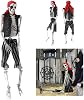 5.4FT Pirate Skeleton Life Size, Posable Skeleton Life Size, Life Size Skeleton, Halloween Pirate Decorations for Indoor Outdoor Yard Haunted House Prop Decoration Party Favors Lawn Decor
