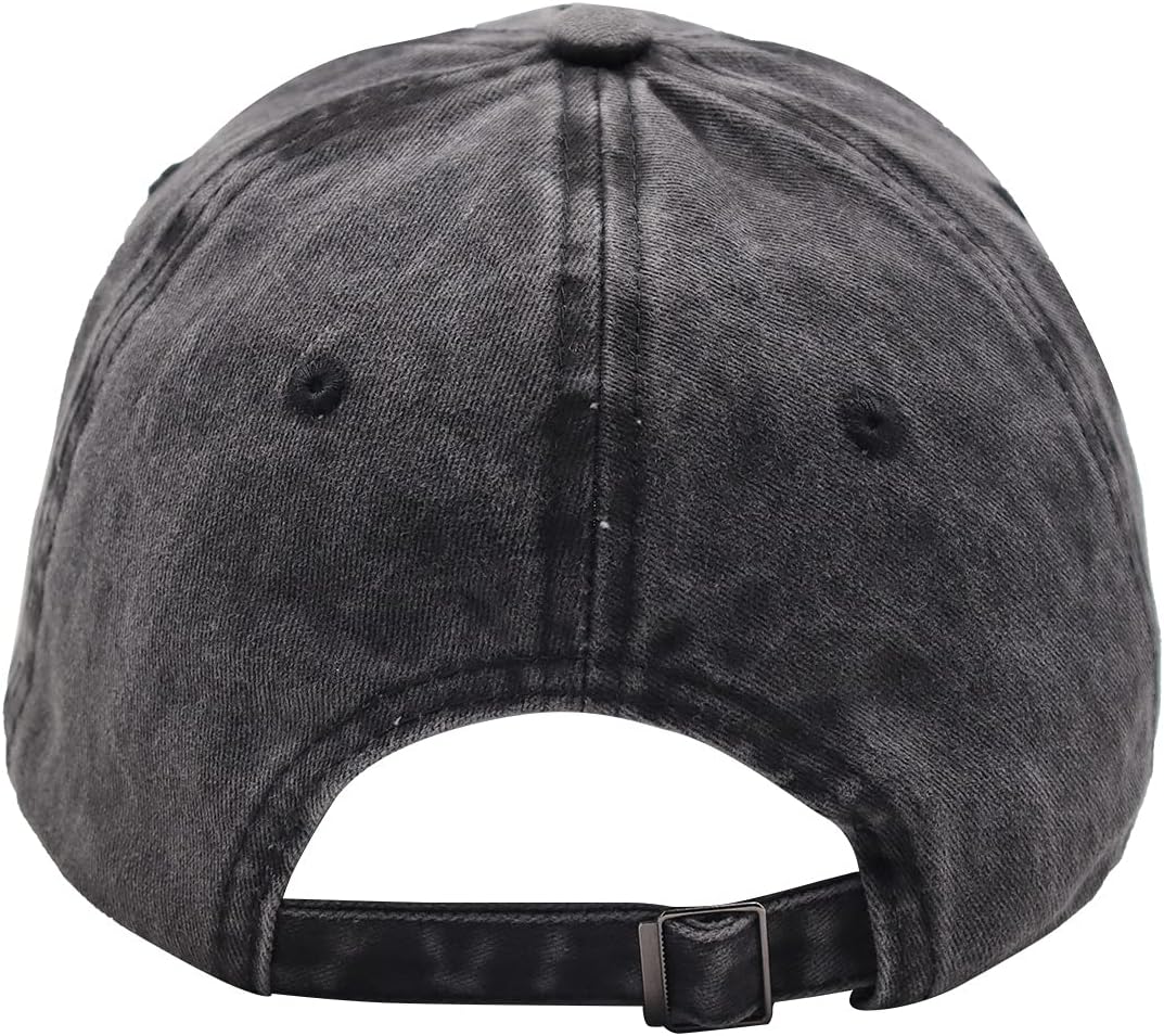 This is How I Roll Golf Cart Hat, Funny Golfers Adjustable Cotton Denim Baseball Cap for Men & Women - Image 5