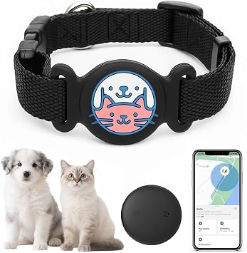 Cat Tracker, Dog Tracker, GPS Cat Trackers CollarOnly Android, Pet Trackers for Cats with No Monthly Fees, Real-Time Location Tracking, Waterproof, Anti-Loss, Ideal for Pet Safety and Tracking