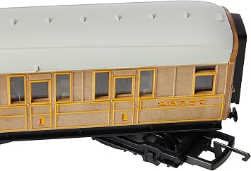 Hornby R4332 RailRoad LNER Teak 00 Gauge Coach, Brown | Era 3 Train Toy, 00 Gauge Carriage for Train Set, Rolling Stock Models for Adults, 1:76 Scale Model Gift