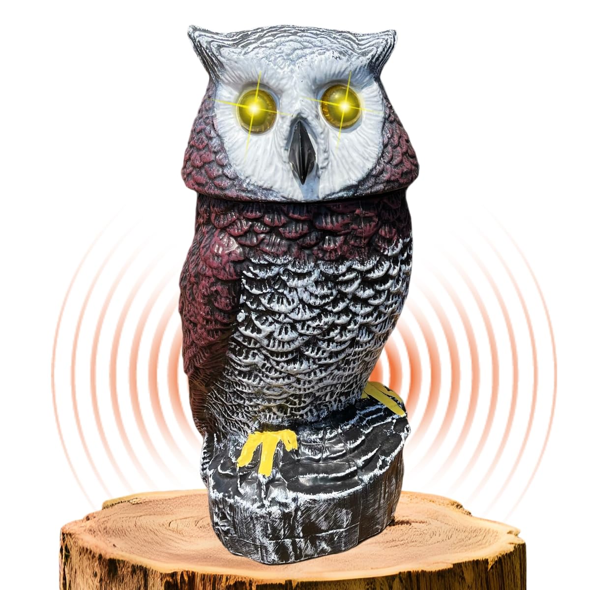 OwL デモ Amazon.com: Ugold Solar Powered Garden Owl with Motion Detection