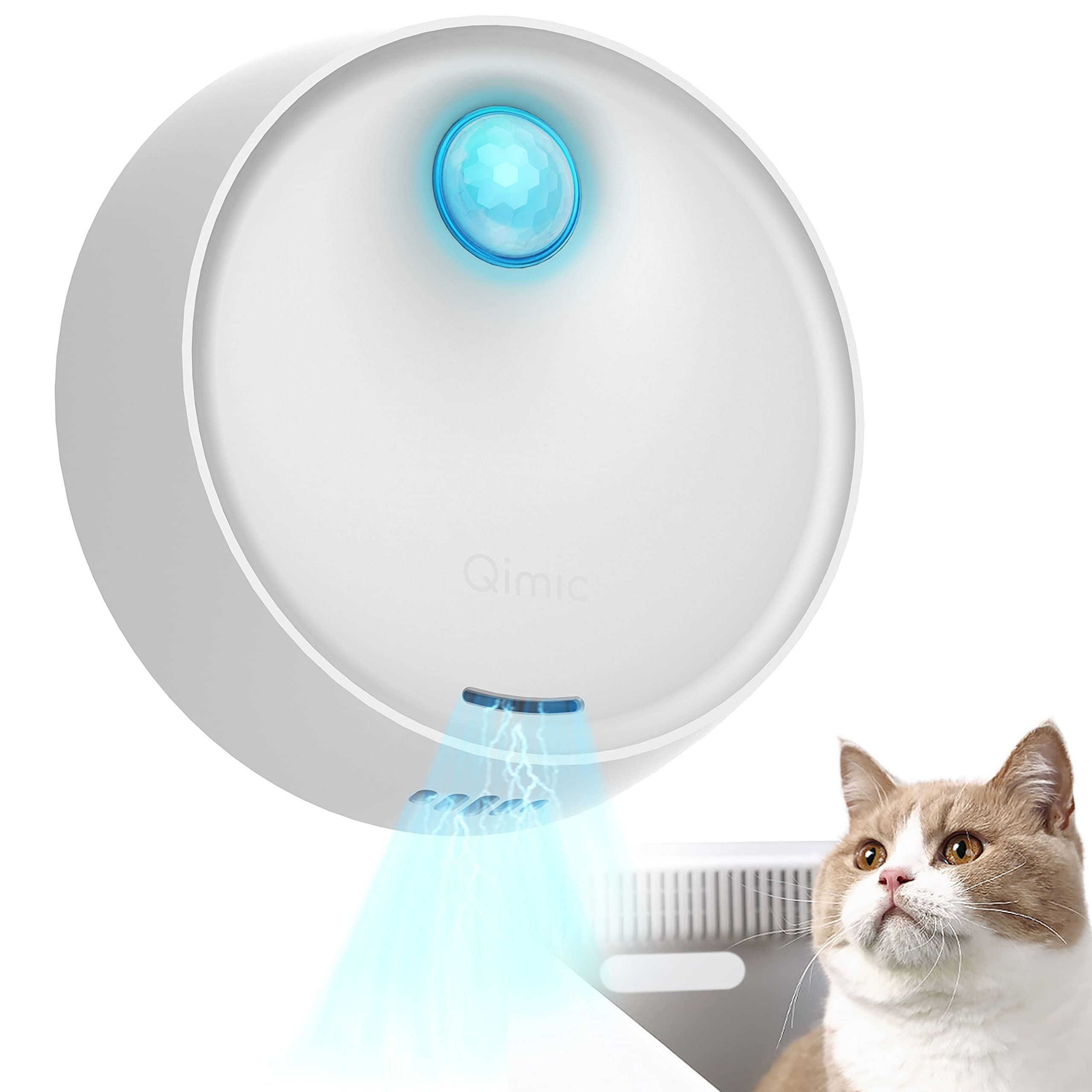KASTWAVE Smart Pet Smell Deodorizer, Litter Box Odor Eliminator, Auto On/Off, Rechargeable Dust-Free Litter Genie for Cat Litter Box, Bathroom Wardrobe and Small Area