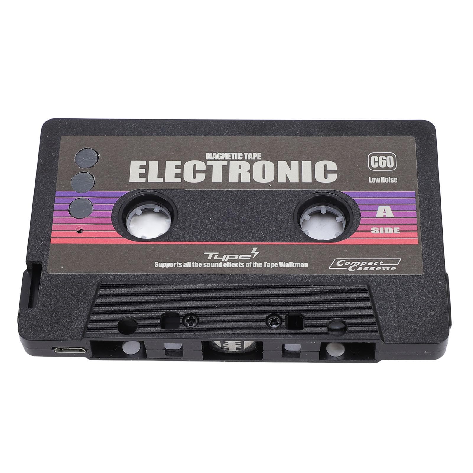 Tnfeeon Adattatore per Cassette Bluetooth per Auto, Adattatore per Lettore Cassette Wireless Alimentato Tramite USB con Slot per Scheda di Memoria, Converte L'autoradio per Riprodurre