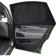 EcoNour Car Window Screen for Kia Telluride 2020-2025 2 Pack | Breathable Mesh Camping Window Covers | 100% Protection from Bugs, Mosquito & UV | Baby Safe Privacy Blackout Net | Car Accessories