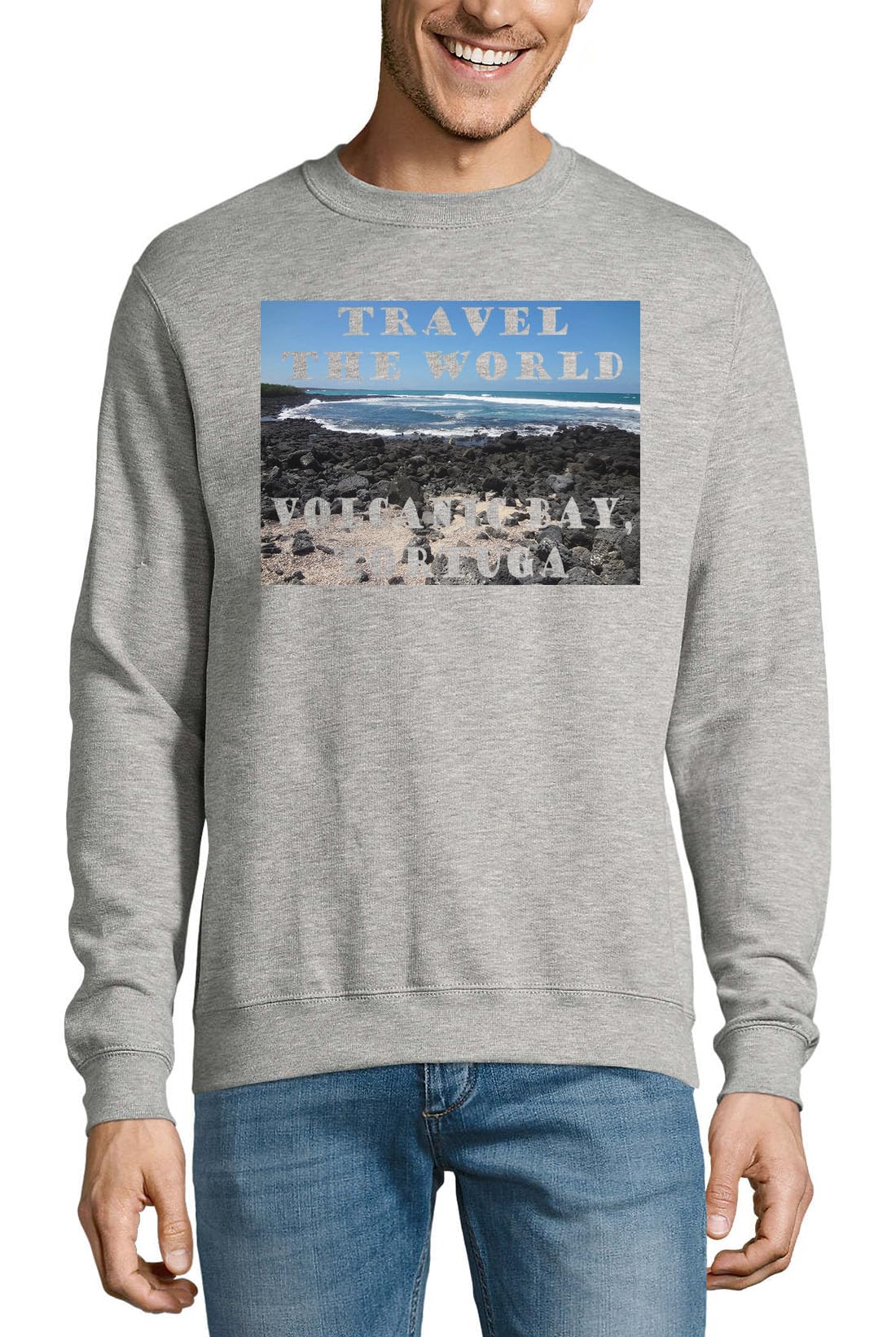 Pull en coton Tortuga Gris pour éviter la fraîcheur des soirées - 3