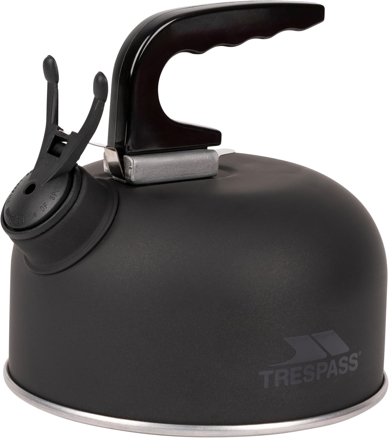 Trespass Boil Camping Kettle, Matt Black, One Size
