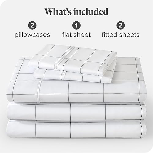 Miniatura 9 de Bare Home Juego de sábanas Split King de microfibra ultrasuave de 1800 hilos, doble cepillado, bolsillos profundos, ajuste fácil, juego de 5 piezas,