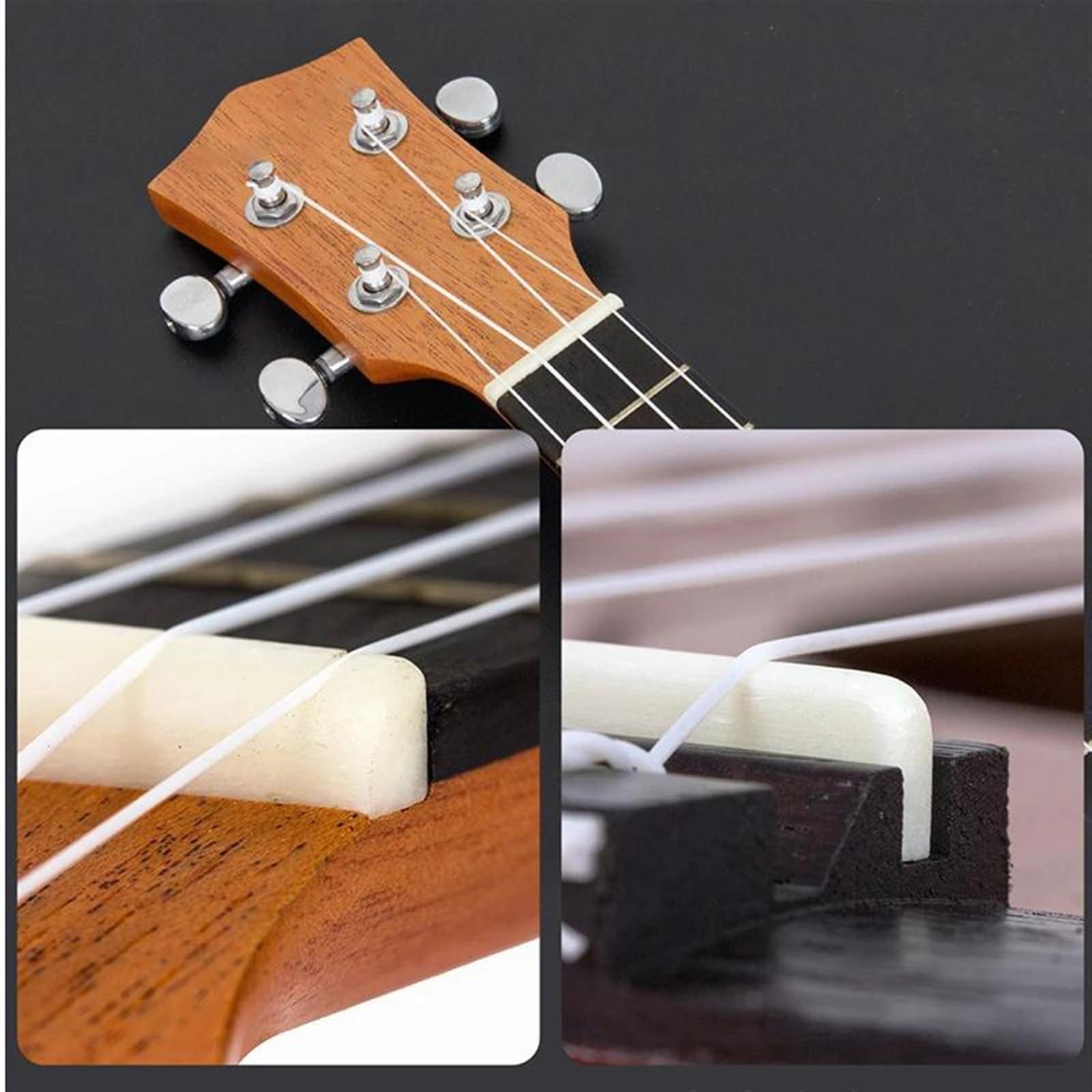 Ukulele Strumento Musicale Chitarra Piccola A 4 Corde 23 Pollici 18 Tasti Ukulele Da Concerto Con Corpo In Legno Sapele Con Borsa Per Ukulele E Accordatore