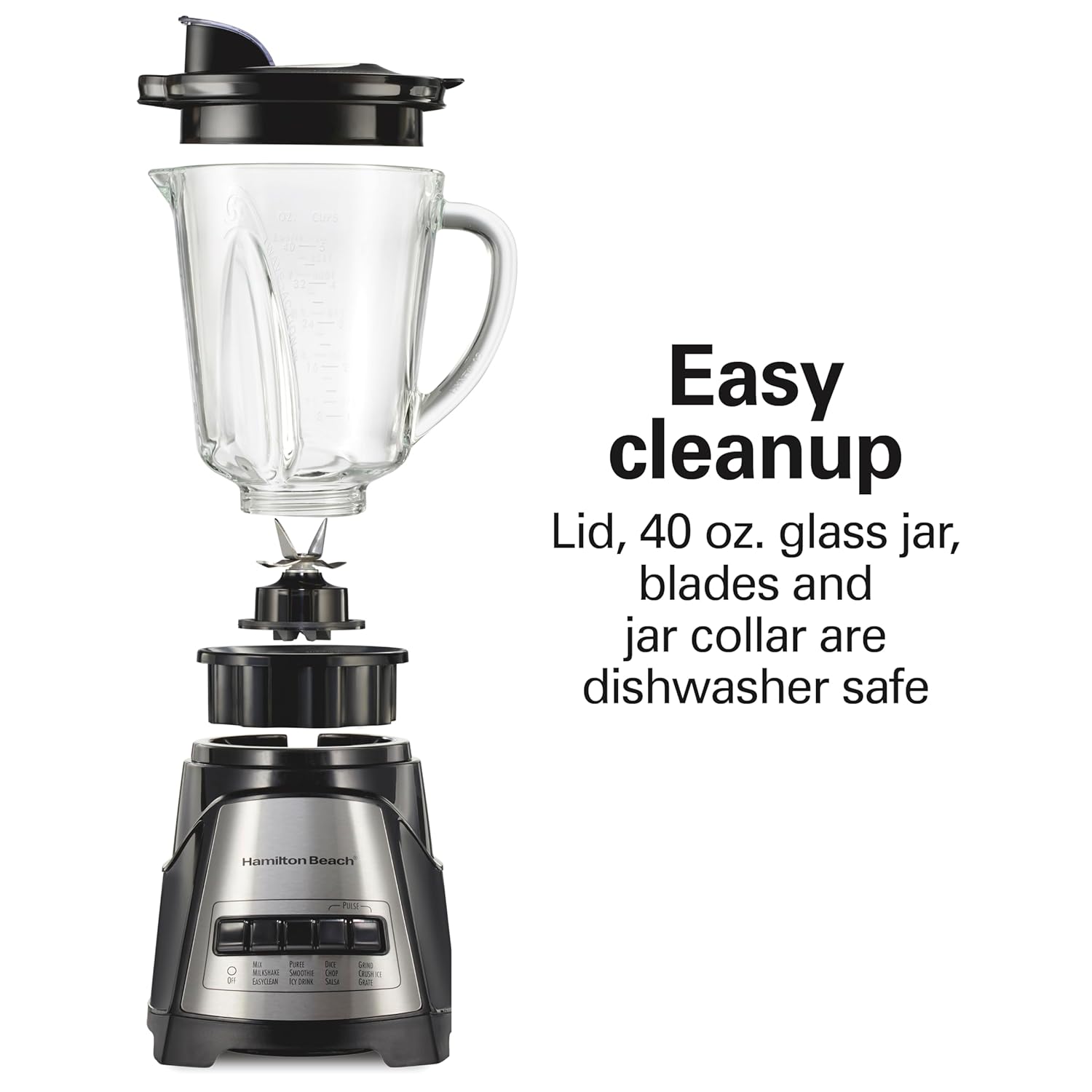 Hamilton Beach Power Elite Blender: Your Ultimate Smoothie, Ice Crushing,...