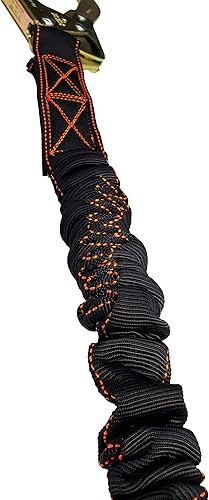 Miniatura 3 de Frontline LIS61R - Cordón de extremo de gancho de refuerzo de una sola pierna de 6 pies con amortiguador interno  Una sola pierna con extremo de