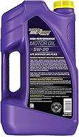 Vista 2 de Aceite de motor sintético de alto rendimiento SAE 5W-20 API-1 con licencia API Royal Purple, bidón de 1 galón