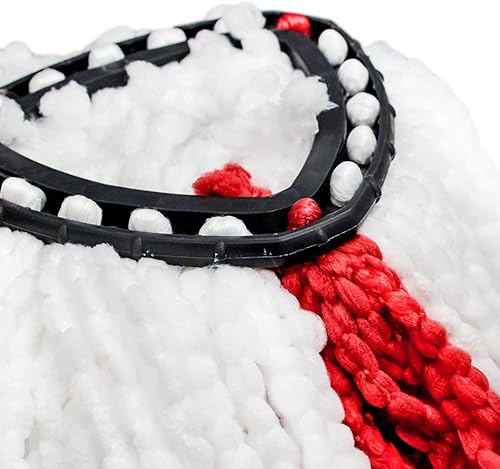 Miniatura 4 de ALYYDBG Cabezal de fregona para OCedar Easywring Spin Mop, cabezal de repuesto de microfibra de fácil limpieza para 1 sistema de tanque, 3 unidades