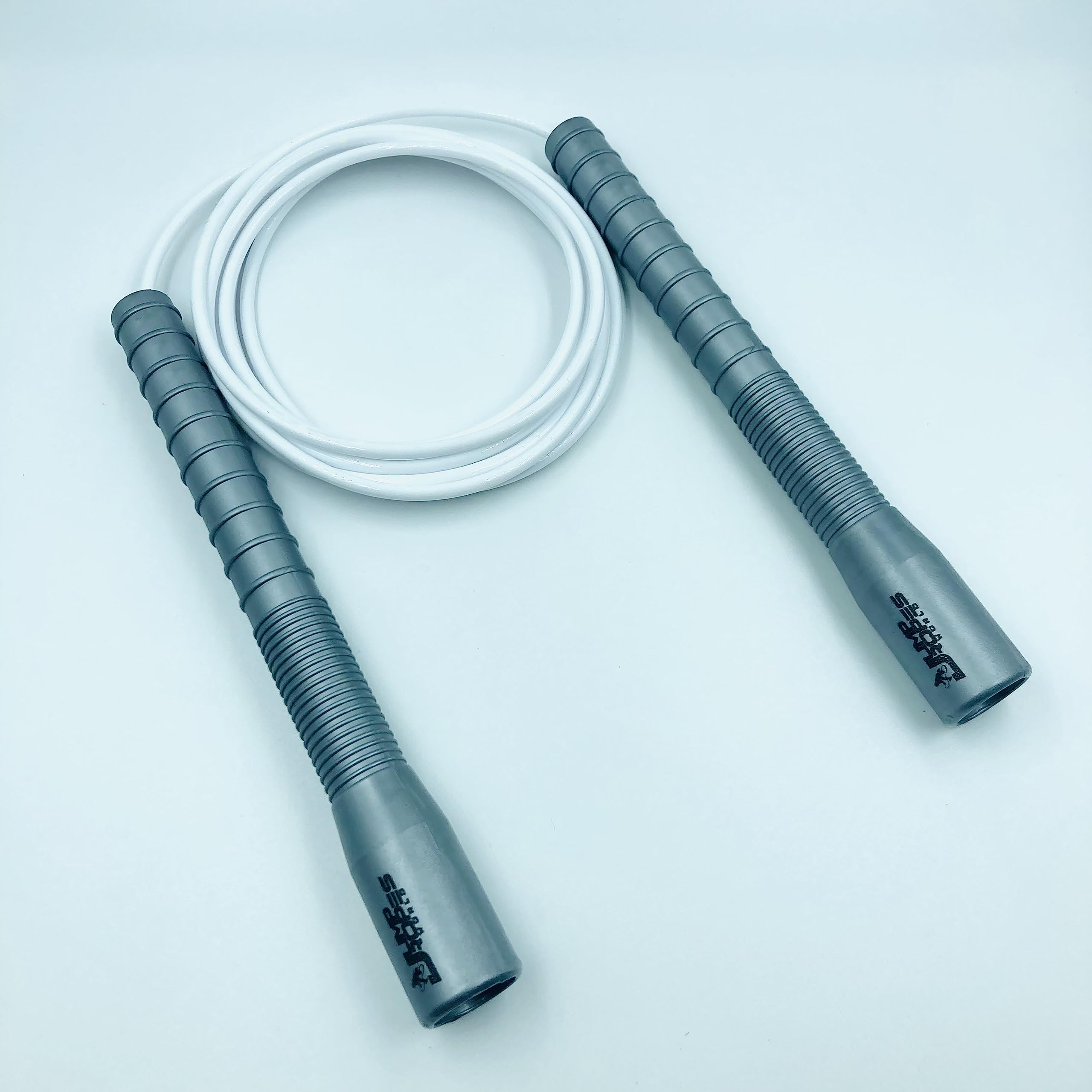 JUMP ROPES WORLD, LONG HANDLE 4MM | FREESTYLE ADJUSTABLE PVC | SKIPPING ROPE FOR MENS | (8ft,SILVER) (B0BJQ67P7W) Amazon Price History, Amazon Price Tracker