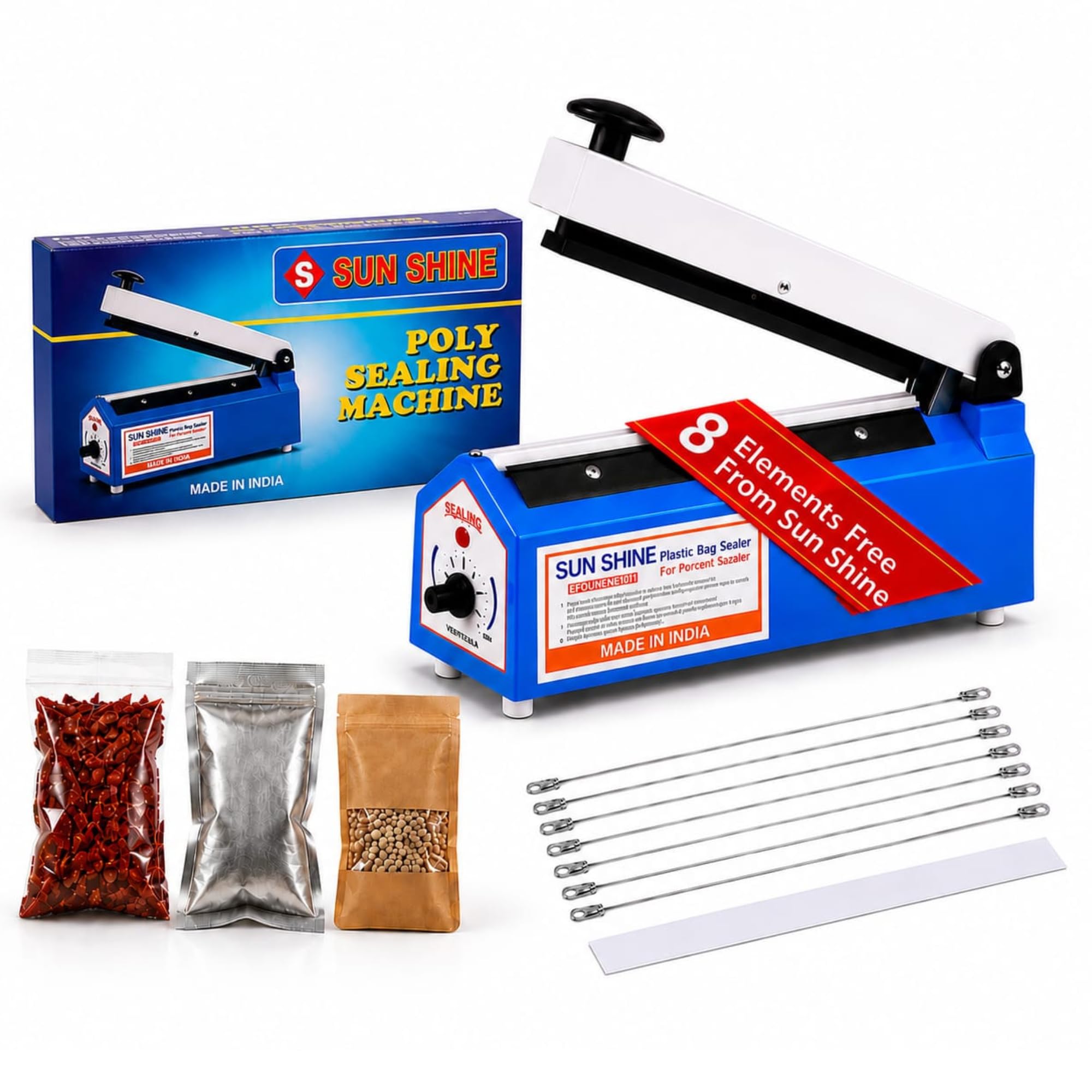 SUN SHINE Sealing Machine - Heat Press for Food Packaging -6 SUN SHINE Sealing Machine - Heat Press for Food Packaging -6
