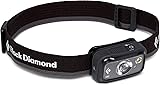 Black Diamond Spot 350 LED Headlamp, Waterproof and Dimmable Battery Powered Headlamp for Camping, Hiking, Running, Work with Red Light Headlamp Mode, Graphite Uni Graphite