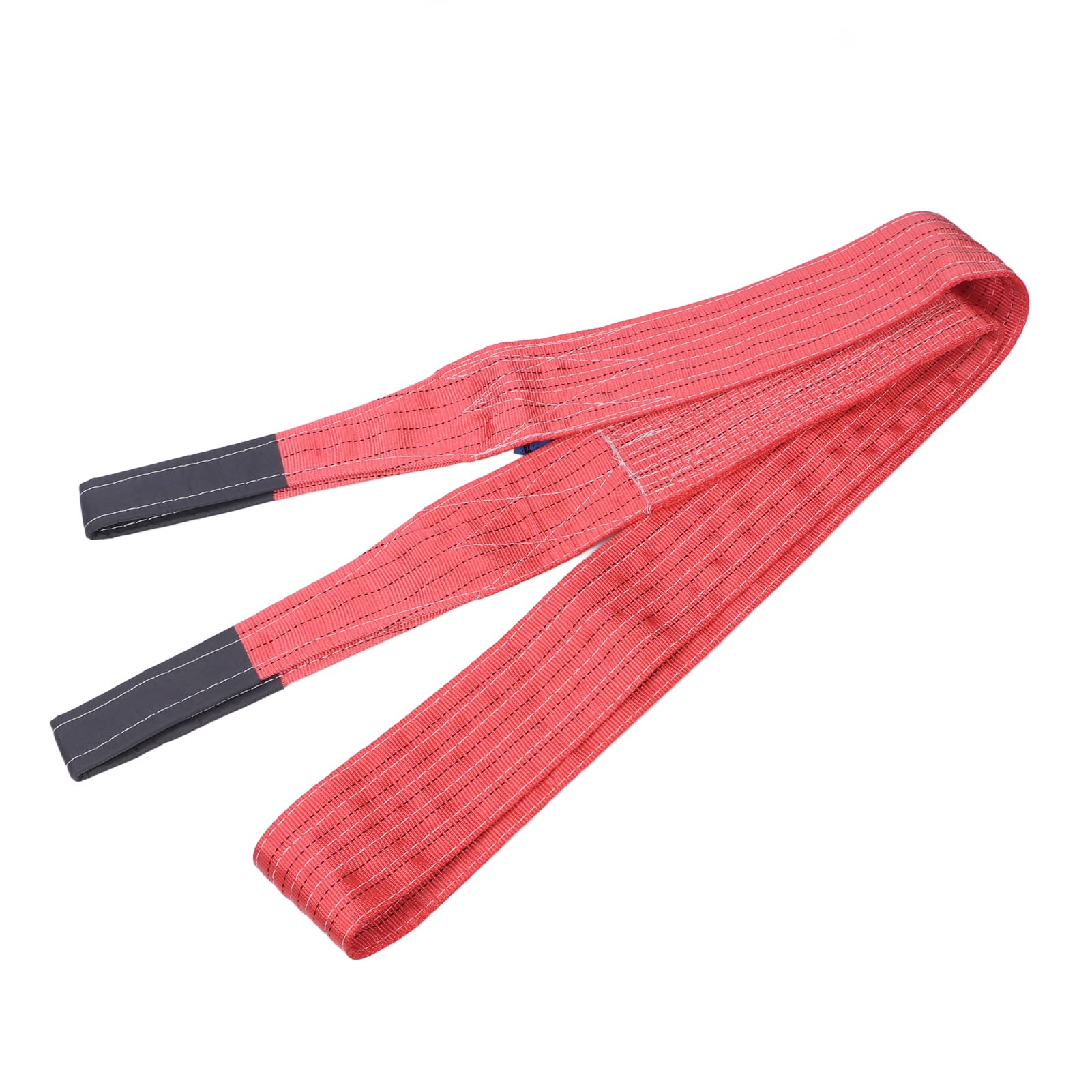 Sangle de Levage pour équipement Rouge, capacité 5T 11023LB, élingue de Levage et de remorquage Robuste avec Boucle renforcée, élingue en Polyester de 4 m / 13,12 Pieds pour Usage