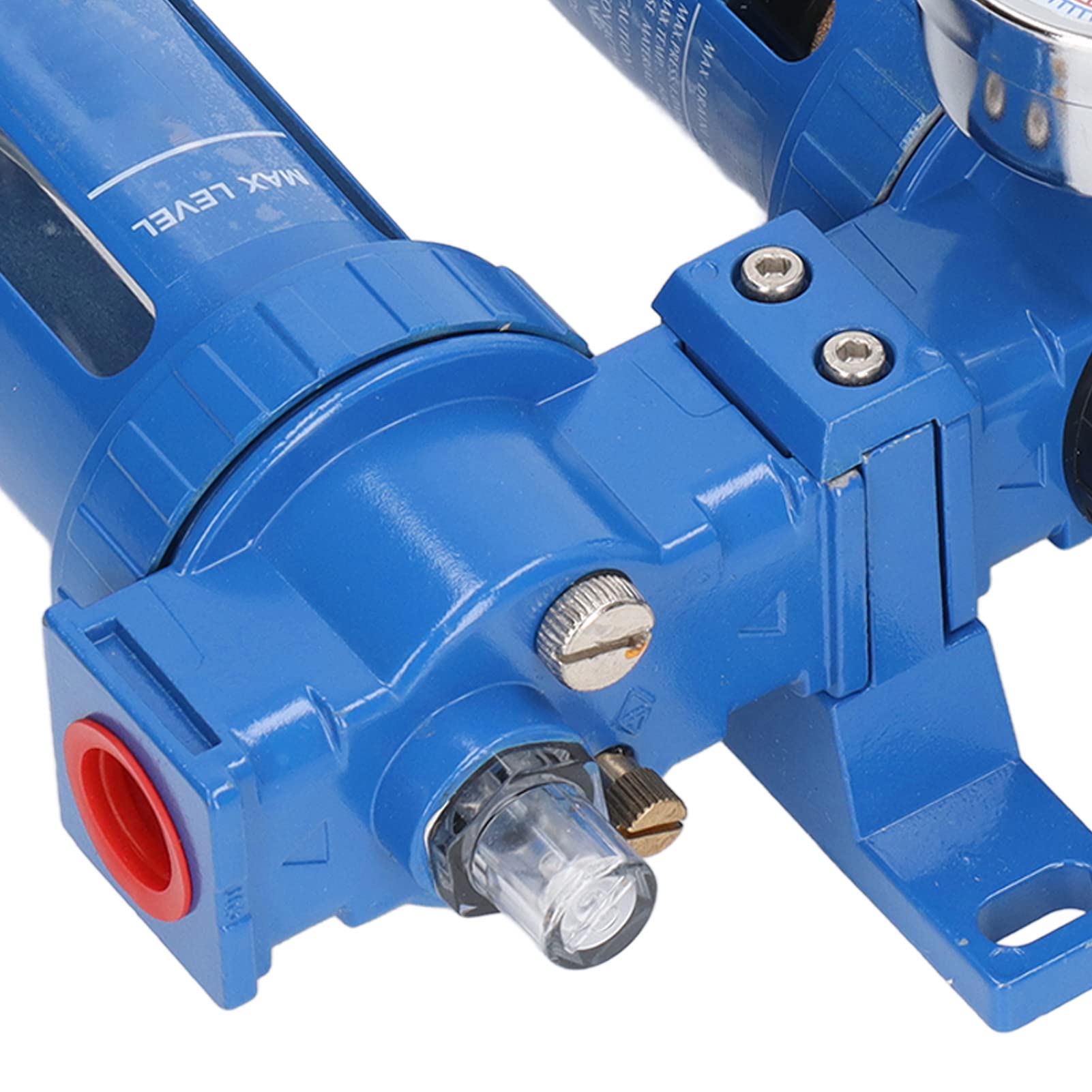 Regolatore del Filtro Dell'aria Compressa Filtro Dell'aria Separatore D'acqua a 2 Stadi in Lega di Zinco Ad Alta Durezza per Officina in Lega di Zinco (1/2"NPT)