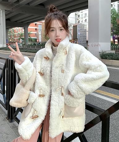 Amazon | [WMMING] レディース ゆったり ボアジャケット