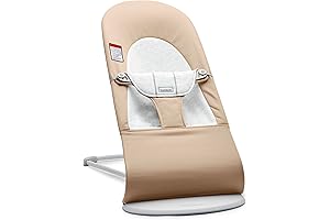 BabyBjorn Bouncer Balance Soft Woven/Jersey, Beige/Grey