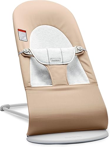 BabyBjörn Bouncer Balance Soft, Woven/Jersey, Beige/Grey