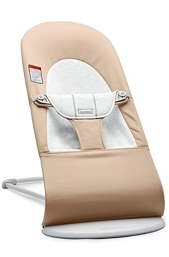 Miniatura 19 de BabyBjörn Bouncer Balance Soft, Tri-Fabric, Arena Gris | Asiento Ajustable de Mecedora para Bebé y Silla para Niños de 2 en 1, de Recién Nacido a