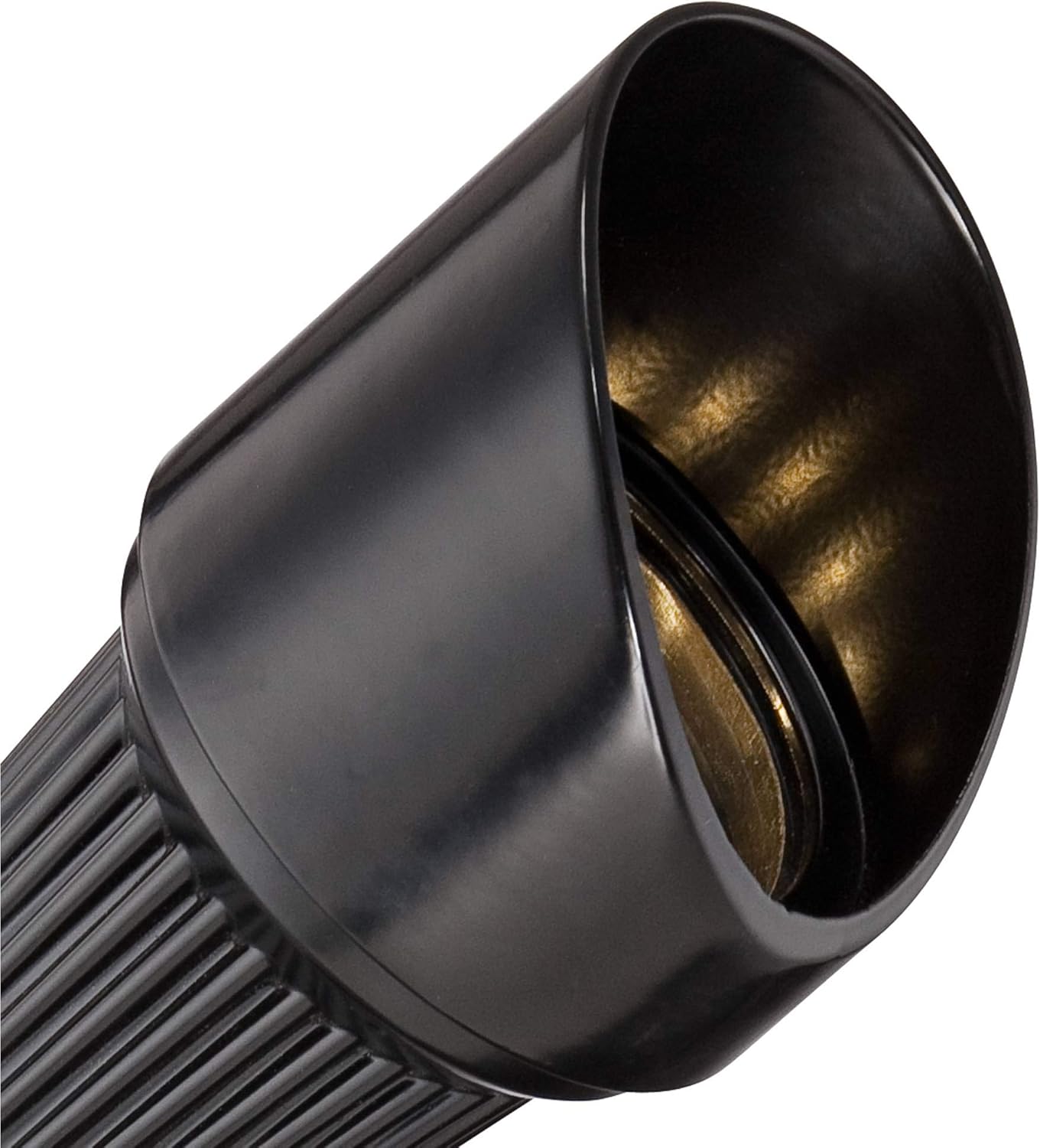 John Timberland Hooded 7 1/2" High Traditional Outdoor Landscape Spotlight Porch House Exterior Outside Low Voltage LED Bulb Weatherproof Black Aluminum Front Door Patio Garage Home Deck Garden