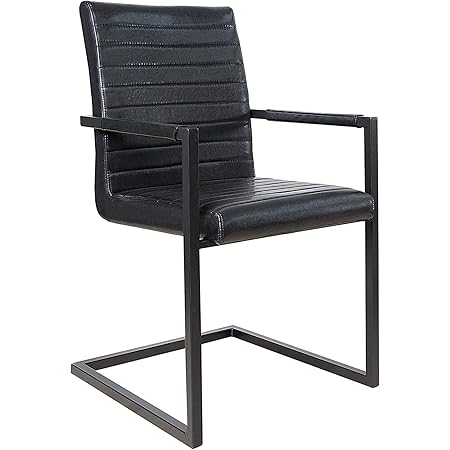Invicta Interior Freischwinger Stuhl Loft Antik Schwarz Mit Armlehne Schwingerstuhl Esszimmer Stuhl Amazon De Kuche Haushalt Wohnen Schwingstuhl Mit Armlehne Esszimmer