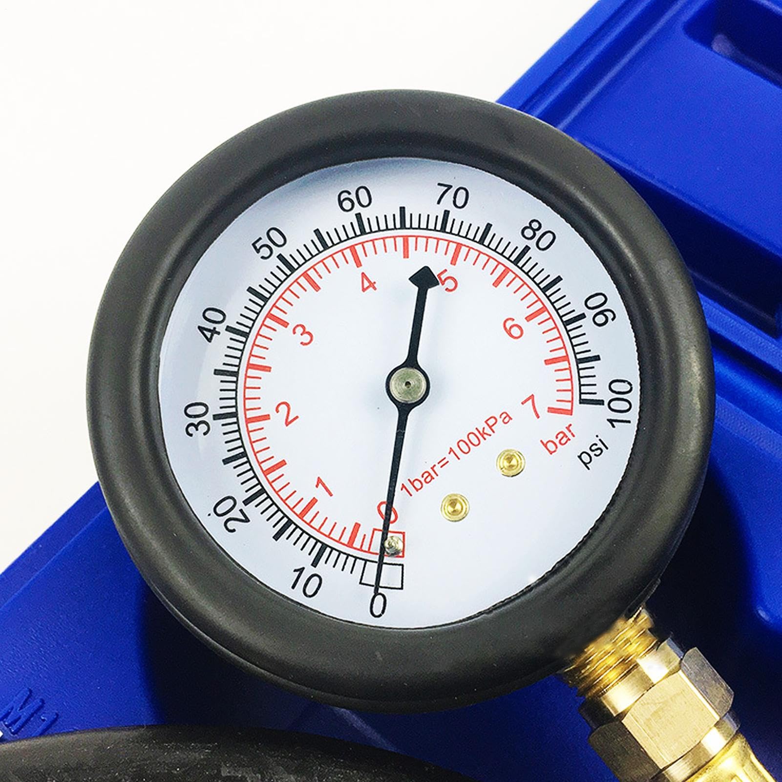 Kit Tester Compressione Cilindri Tester Cilindri Per Auto | Test Custodia Tubi Lunghi Doppia Strumento Diagnostico Auto per Camion Officine Riparazione