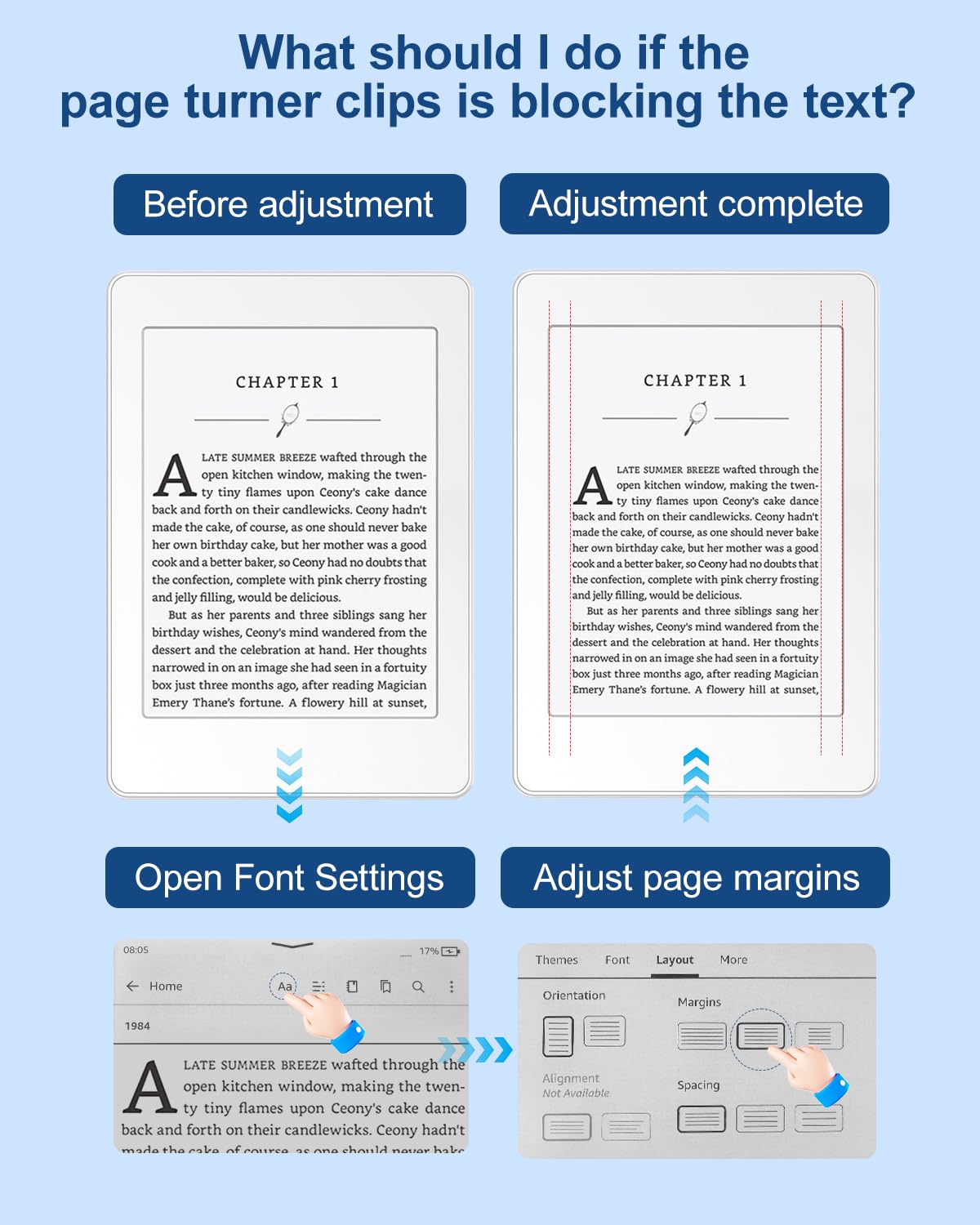 RF Télécommande Tourne Pages pour Kindle Paperwhite Scribe Oasis, iPhone, Tablettes Android, Vert Clair