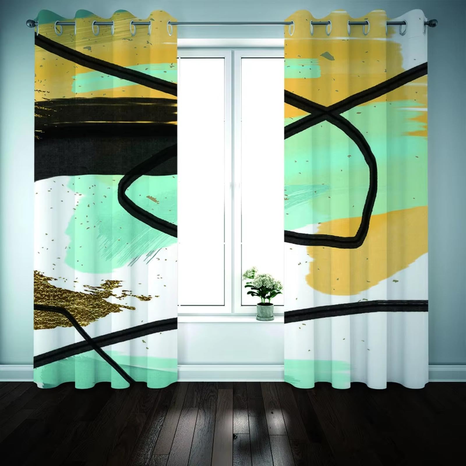 Rideaux occultants de luxe au tombé élégant 2 x 170 x 200 cm