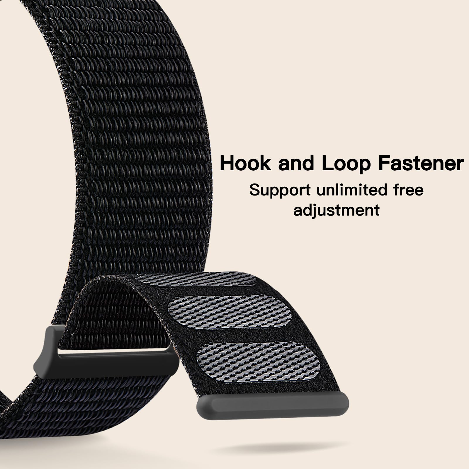 Yoohoo Nylon Cinturino Compatibile con cinturino Apple Watch 38mm 40mm 41mm 42mm(Series 10) uomo donna, cinturino sportivo regolabile per iWatch Serie 10 9 8 7 6 5 4 3 2 1 SE SE2 Ultra Ultra2