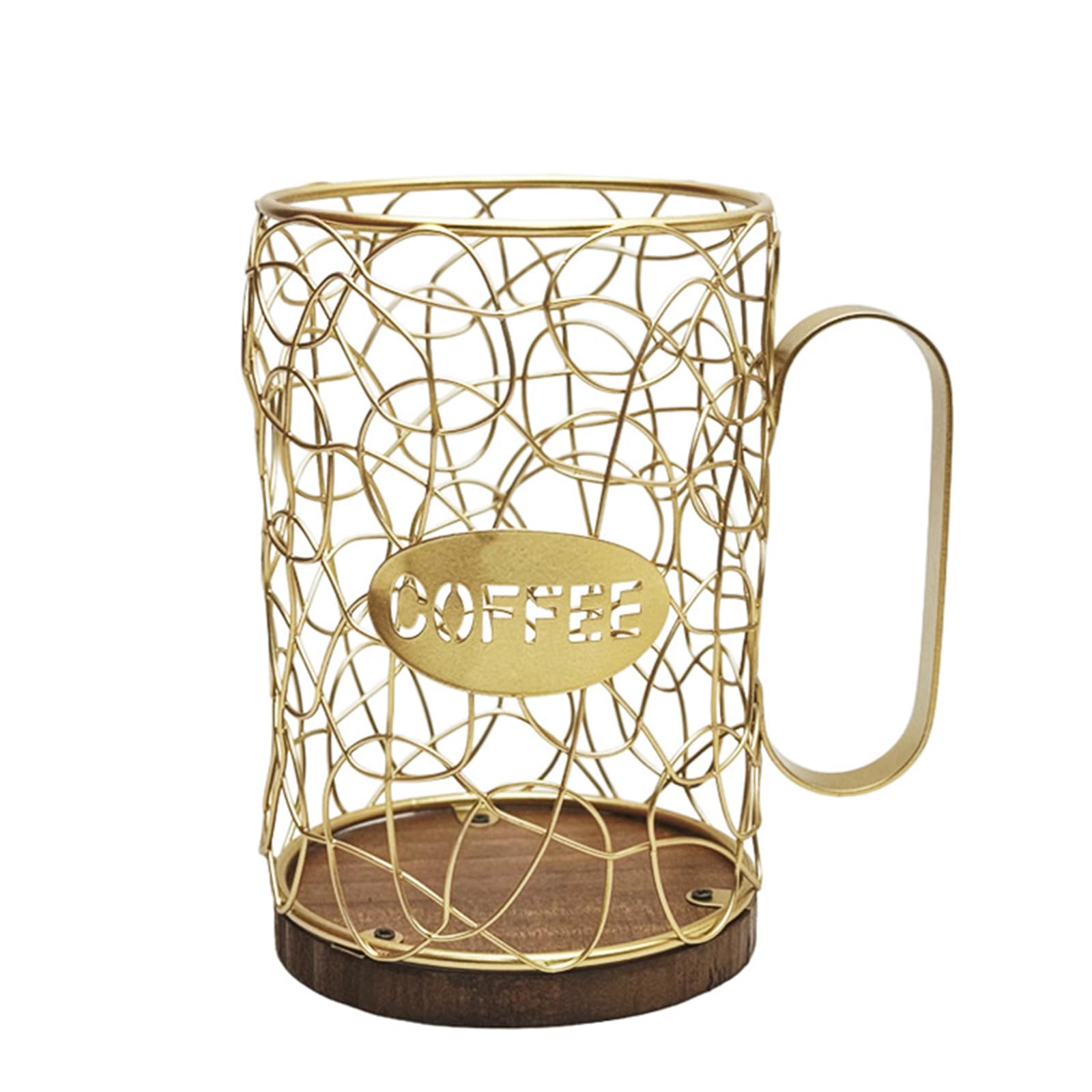 Shurhome Practical Sturdy Coffee Storage Basket Opening Designs Home Decoration for Neat Arrangement of Accessories Use Practical Sturdy Storage Basket Opening Designs Home Decoration