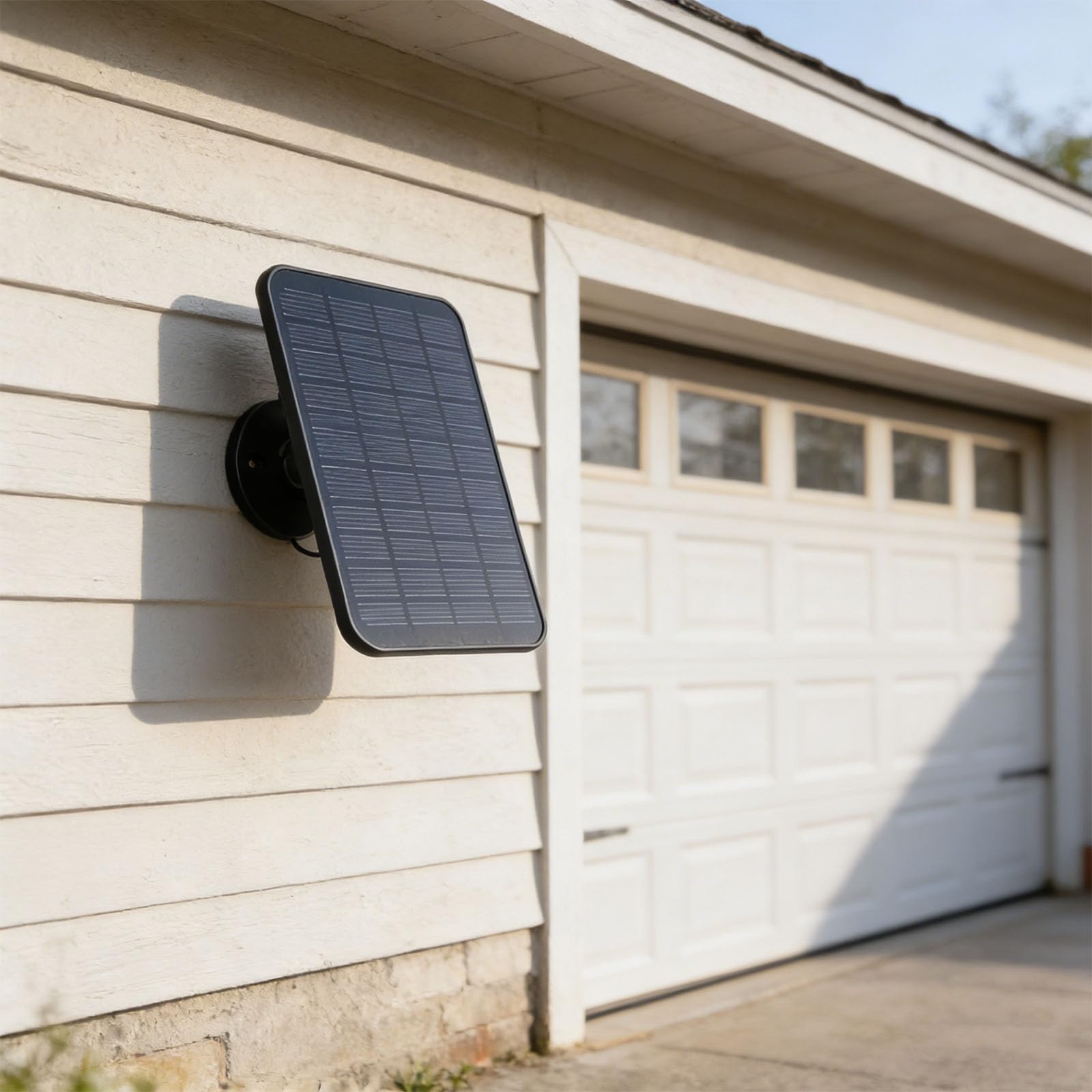 5 Stück Sun Panel Energieversorgung mit 2000mAh Akku für Überwachungskameras Wasserdicht und Verstellbare Halterung Scintillate Kamera Dauerleistung