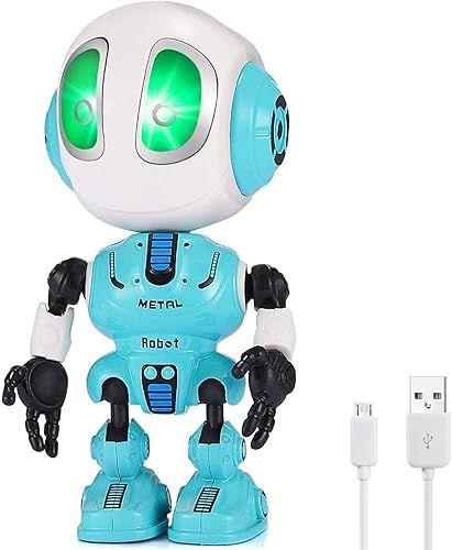 MING YING 66 Robot parlante para niños  Mini robot de juguete que repite lo que dices, juguetes para niñas y niños de 3, 4, 5, 6, 7, 8 años,