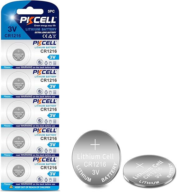 CR1216 ECR1216 DL1216 3V Lithium Button Cell Coin Batteries for Timex