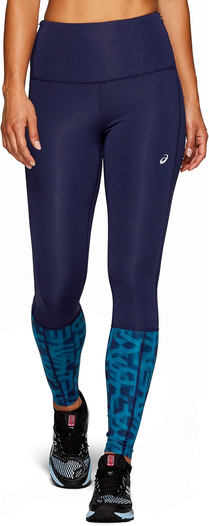 Asics high waist running tights Clearance