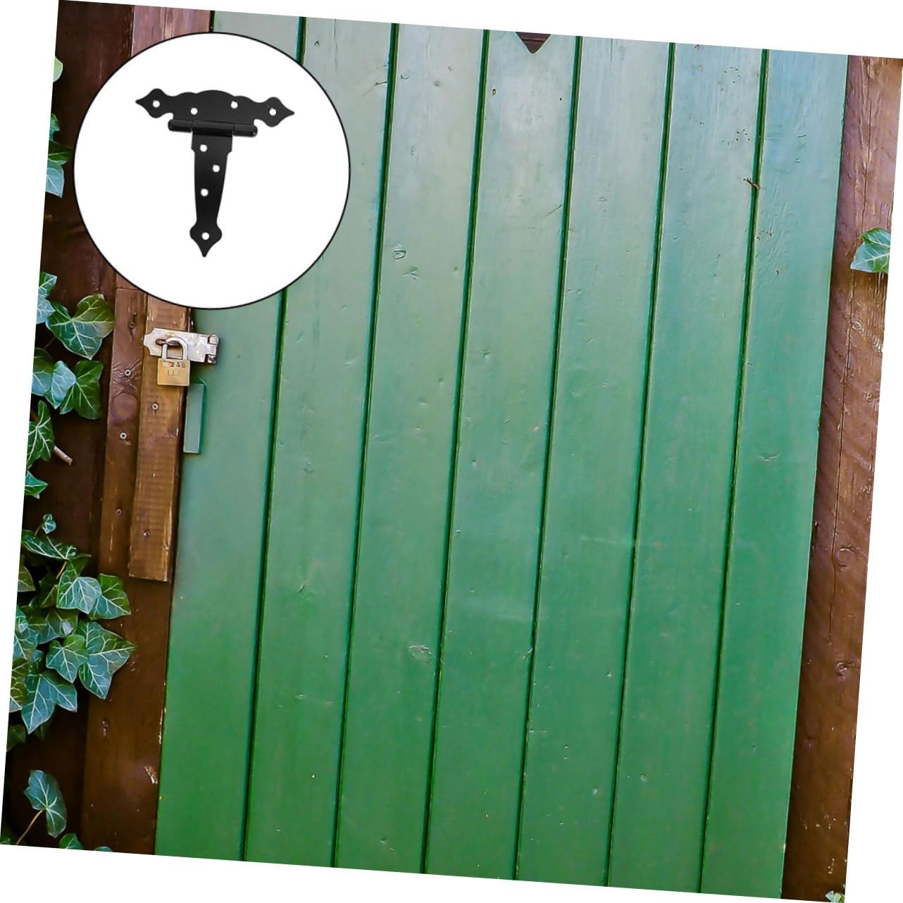 Veemoon Extra Heavy Duty Gate Hinges t Post Hinge for Barn Doors Iron Coated for Durability