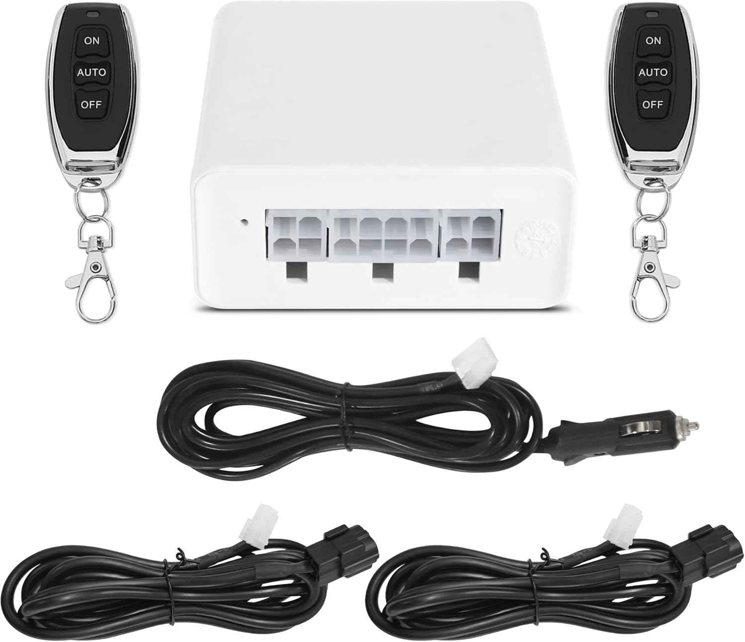 Valvetronic Universal Muffler Kit, Automotive Replacement Exhaust Mufflers with Valve Controller (Single Inlet Single Outlet, 2.4 inch / 60 MM)