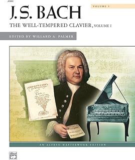 Bach -- The Well-Tempered Clavier, Vol 1: Comb Bound Book (Alfred Masterwork Edition)