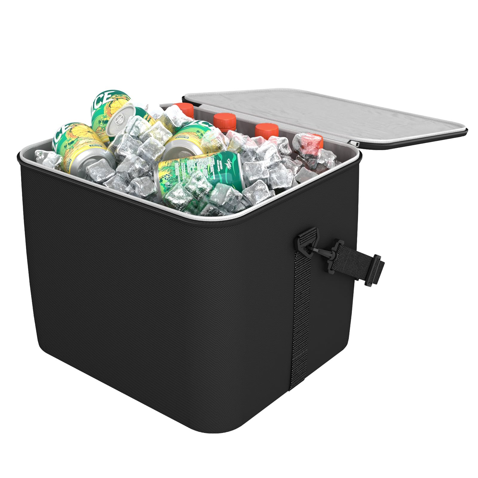 HOTOR Cooler Bag for Trunk Organizer - Portable Cooler for Car Organizer, Leakproof Car Cooler for Vehicle, Soft Small Cooler Fits Trunk Organizer with Cooler for Car & SUV