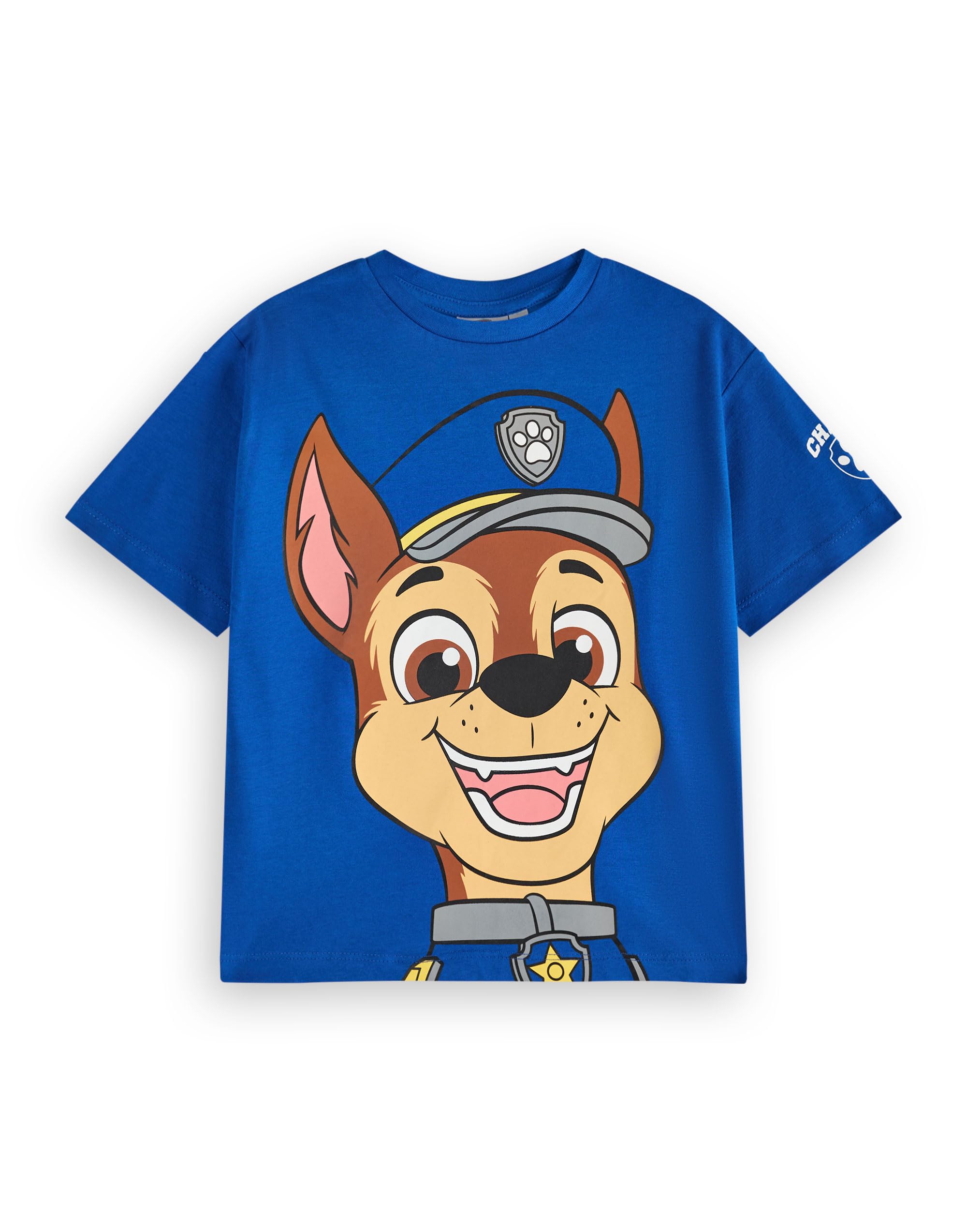 PAW PATROL Jungen T-Shirt Set | Kinder 3er Pack Kurzarm T-Shirts mit Großem Charakterdruck | Marshall Rubble Chase Cartoon Charaktere | Kinder Animierte TV-Serie Merchandise Geschenk