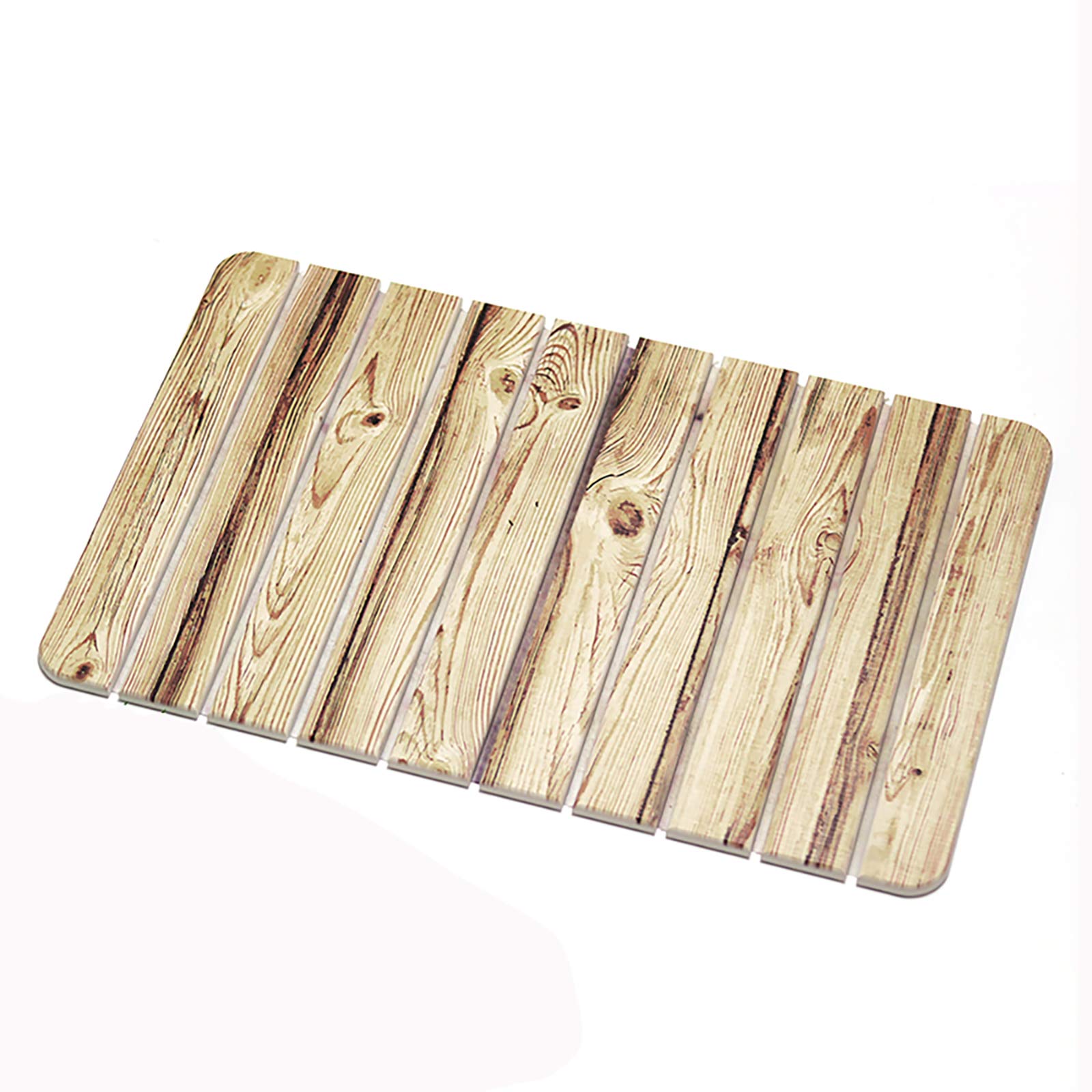QWEASDF Bathroom Rug Soft Microfiber Bath Mat Diatomite Lattice Foot Pad Water Absorption Quick-Drying Non-Slip Remove Odor Durable