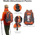 25L Grand sac à dos de randonnée pour les hommes, Pack de jour léger pour les femmes, Sac à dos imperméable pour le camping