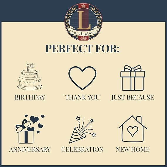 Luxury Biscuits Gift Set | Biscuit Hamper Gift Box | Cookie Gift Set | Finest Individually Wrapped Biscuits | Birthday Gifts for Women & Men