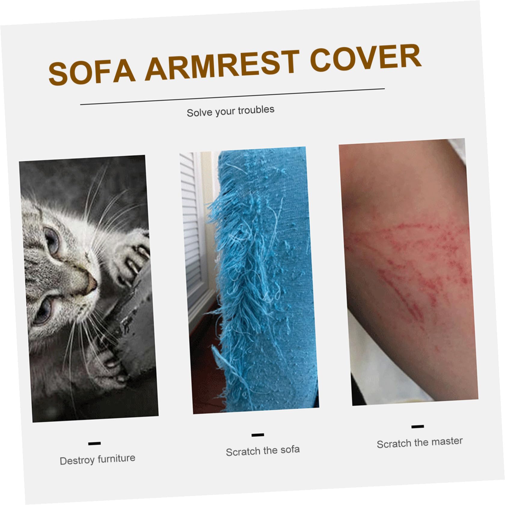 Funda Protectora Antiarañazos para Sofá y Reposabrazos, Alfombrilla de Sisal Natural para Gatos, Color Gris Claro, Protección Básica para Muebles y Entretenimiento Felino