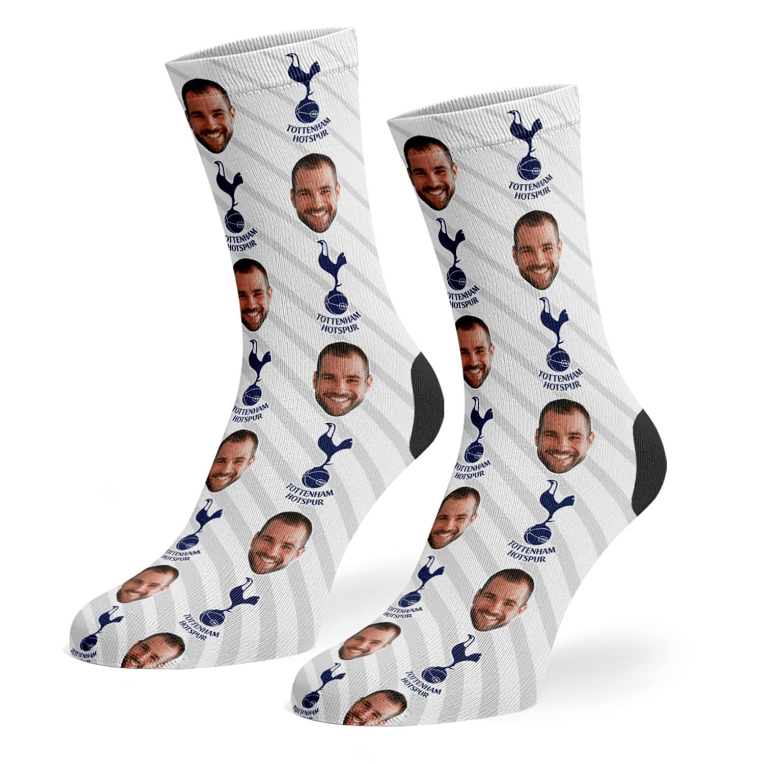 Super Socks Personalised Tottenham Hotspur Socks | Official Tottenham Hotspur Gifts | Upload Your Photo | Tottenham Hotspur Gifts for Men & Women