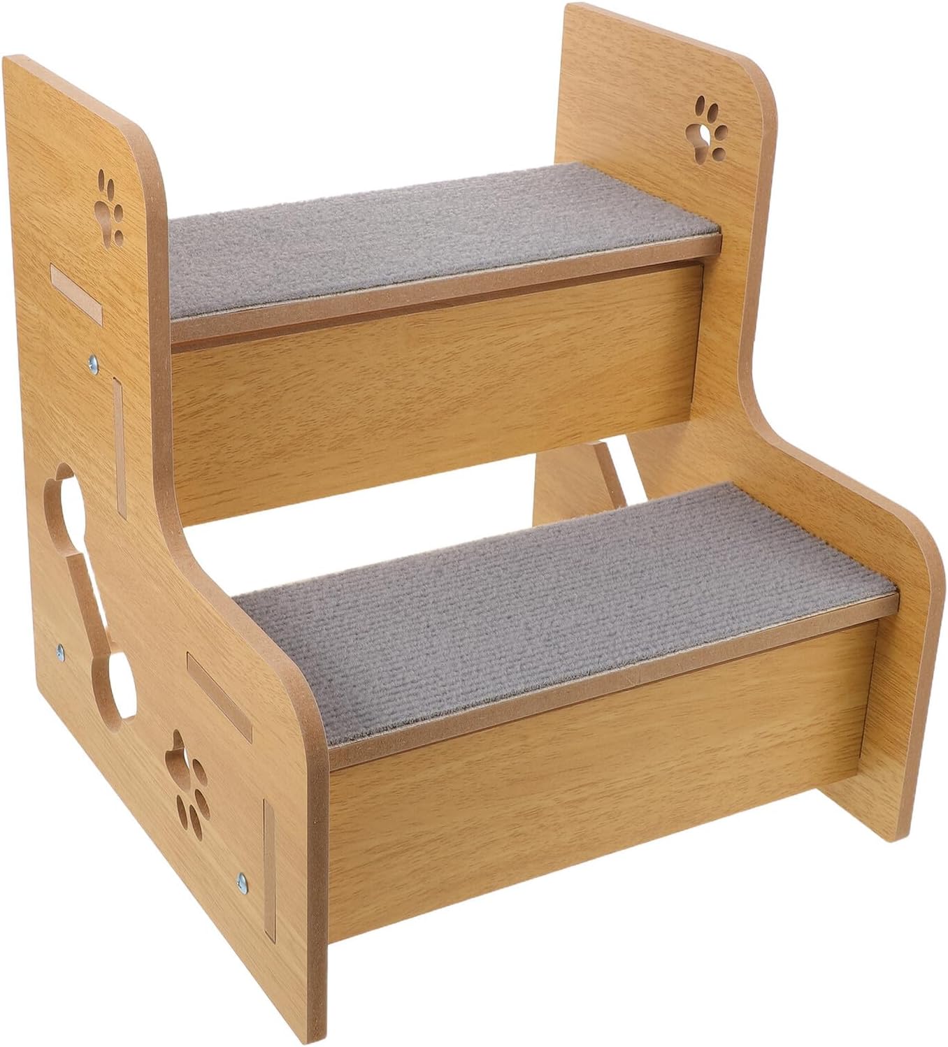 VICASKY Pet Steps for Bed and Sofa with Anti-Slip Surface, Lightweight Double-Layer Ladder for Small Dogs and Older Pets, Indoor Puppy and Cat Stairs for Four Seasons Use